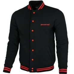 Bluza bejsbolówka "Logo" - czarno/czerwona