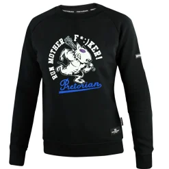 Bluza damska Pretorian "Run motherf*:)ker!" - czarna