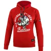 Bluza damska z kapturem Pretorian "Run motherf*:)ker!" - czerwona