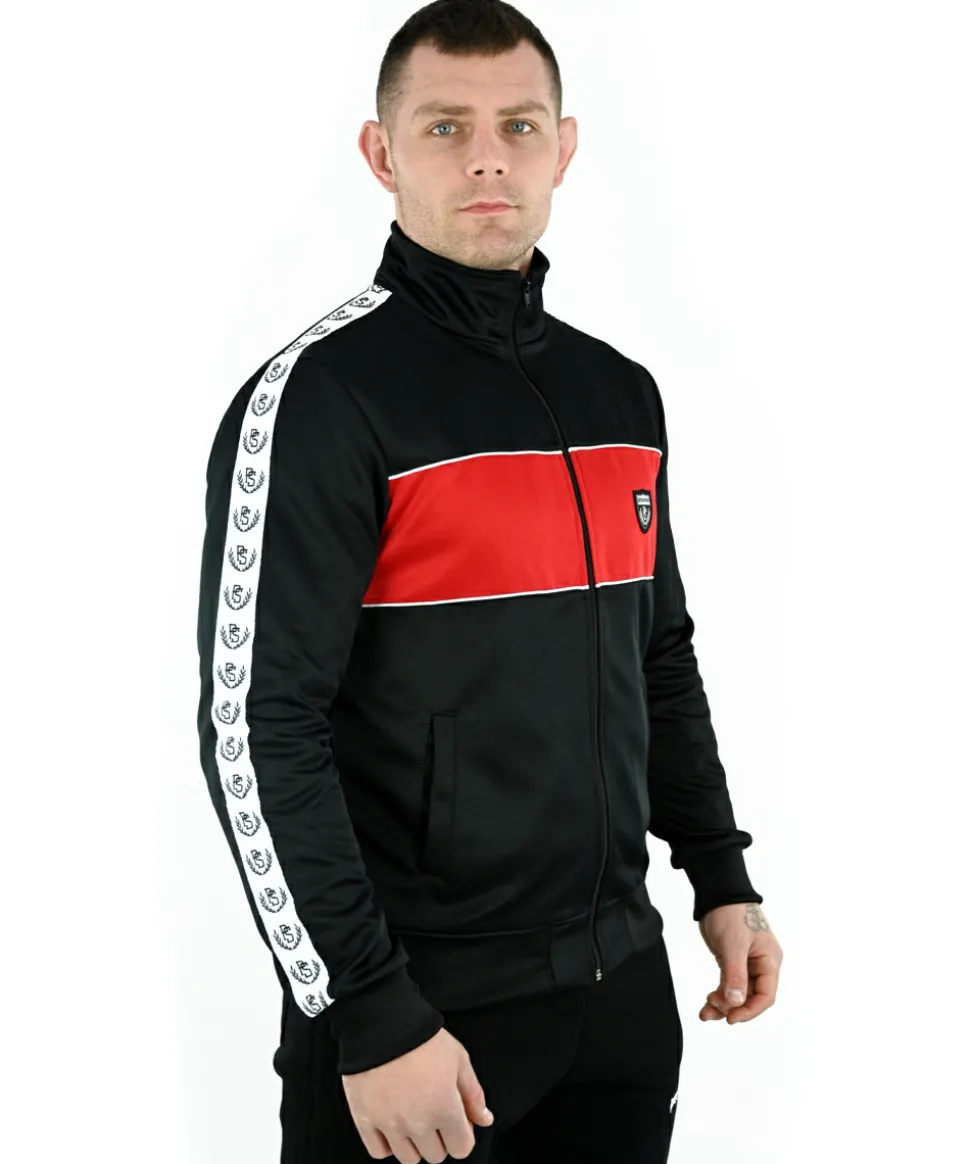 Bluza rozpinana Pretorian "Shield" - czarna