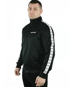 Bluza rozpinana Pretorian "Logo" - czarna