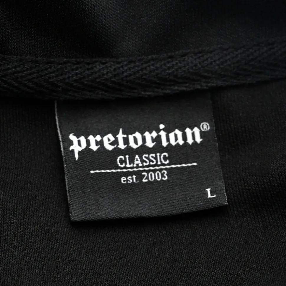 Bluza rozpinana Pretorian "PS" - czarna