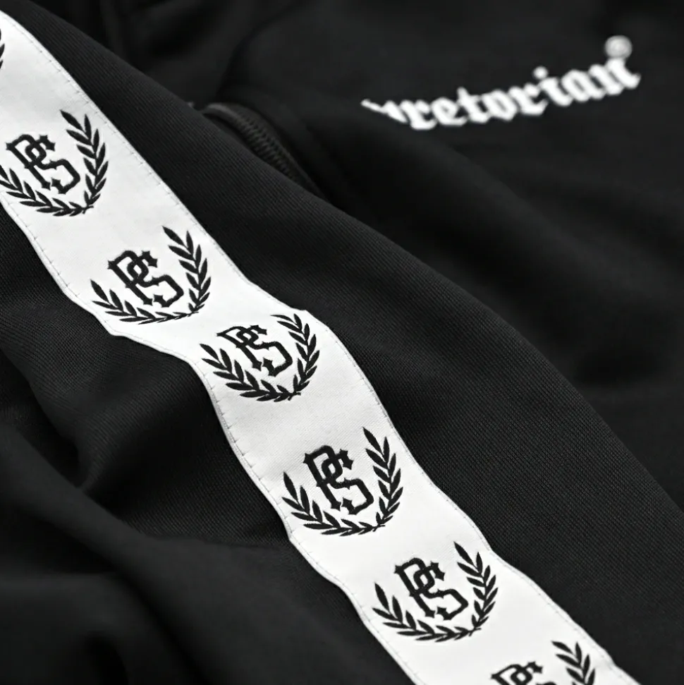 Bluza rozpinana Pretorian "Logo" - czarna