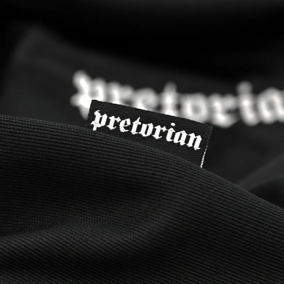 Bluza rozpinana Pretorian "Logo" - czarna