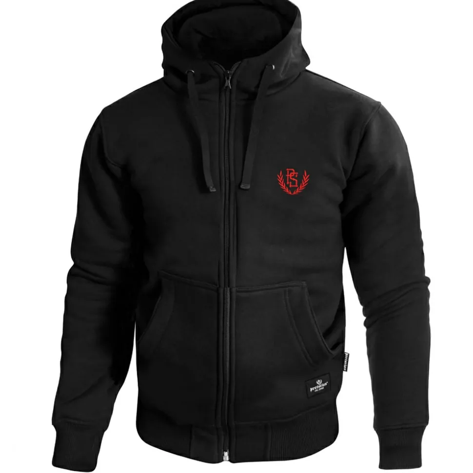 Bluza rozpinana z kapturem Pretorian "Honour - Red"