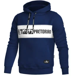 Bluza z kapturem Pretorian "Fight Division" - granatowa