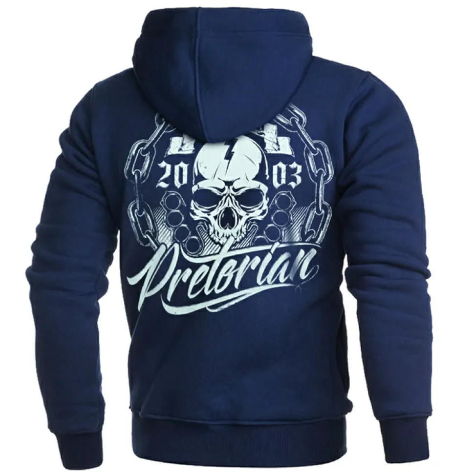 Bluza z kapturem Pretorian "No Mercy" - granatowa