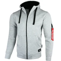 Bluza z kapturem Pretorian "Air" - szara