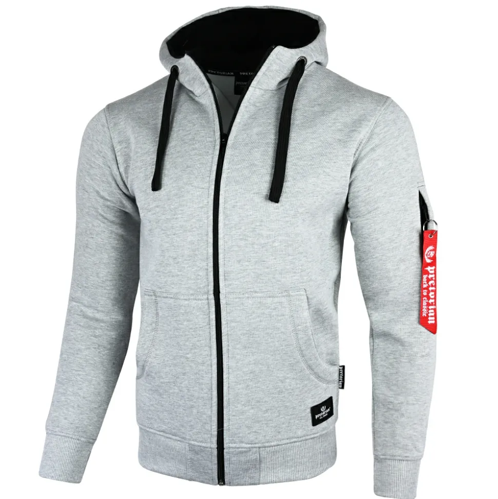 Bluza z kapturem Pretorian "Air" - szara
