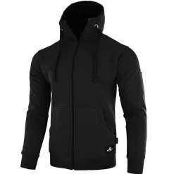 Bluza z kapturem Pretorian "Protect" - czarna