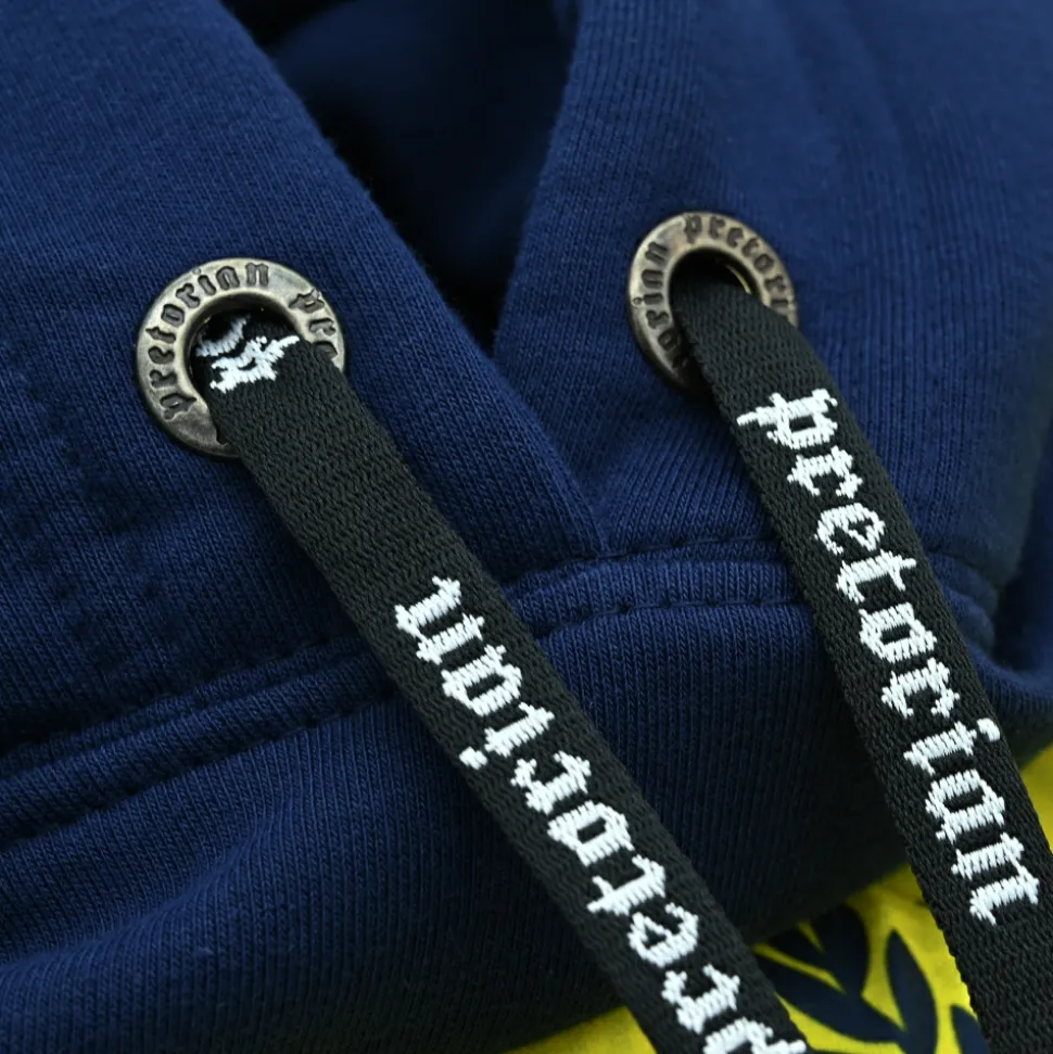 Bluza z kapturem Pretorian "Trouble Yellow Strap"