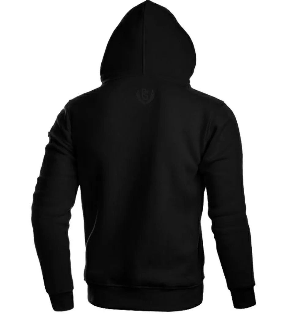 Bluza z kapturem Pretorian "Back to classic" - czarny/czarny