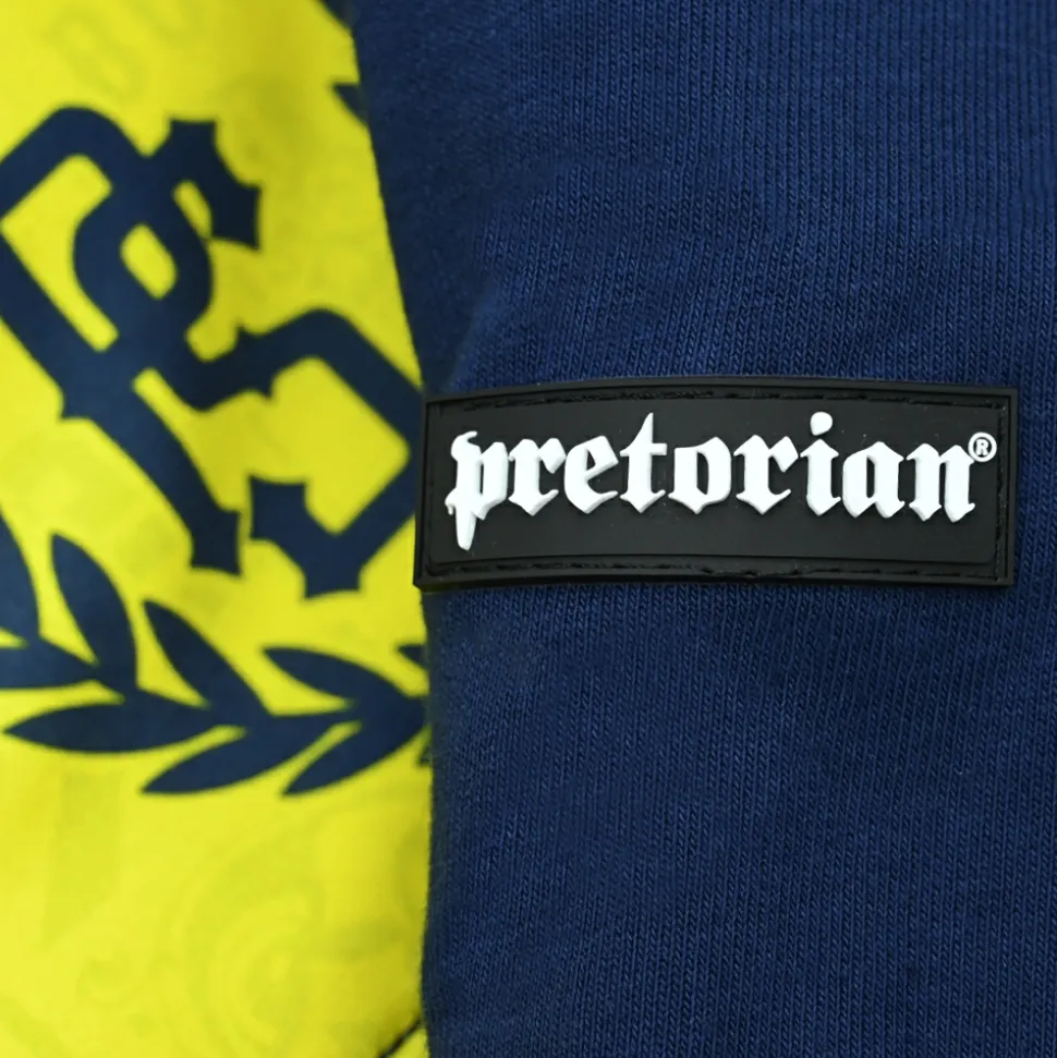 Bluza z kapturem Pretorian "Trouble Yellow Strap"