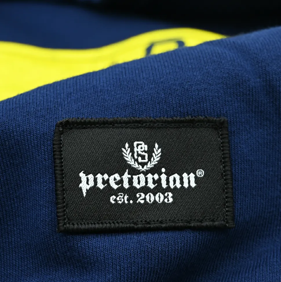 Bluza z kapturem Pretorian "Trouble Yellow Strap"