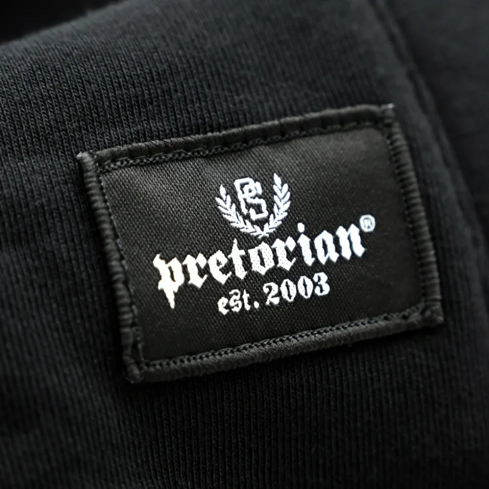 Bluza z kapturem Pretorian "Death Before Dishonour" - czarna