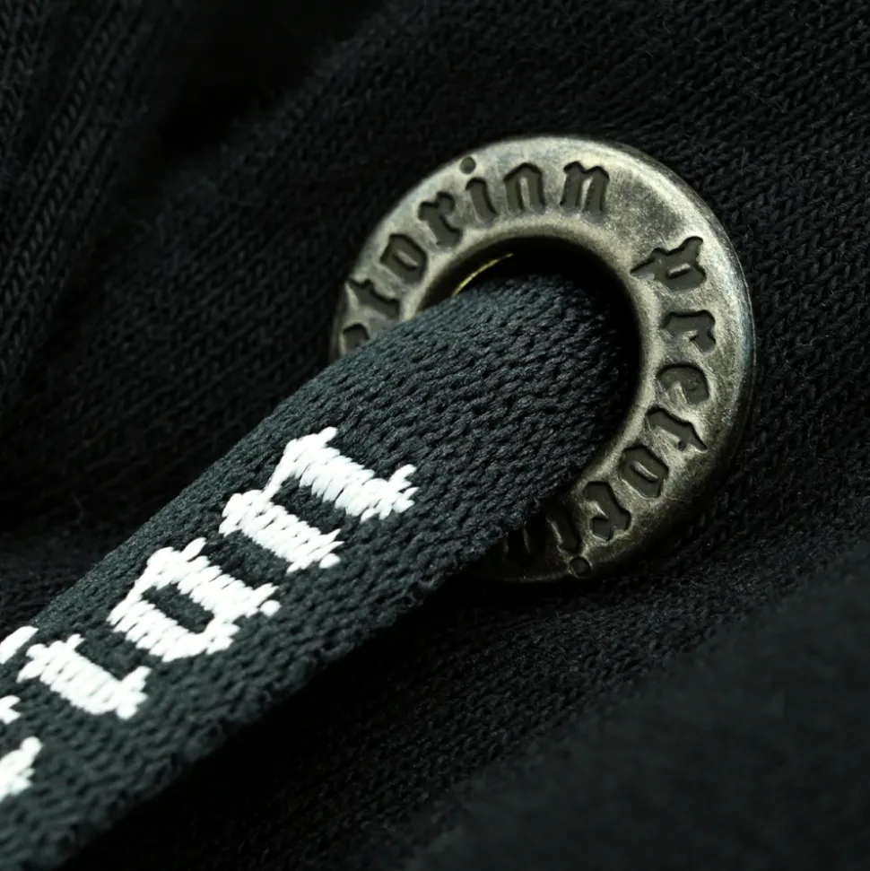 Bluza z kapturem Pretorian "Side" - czarna