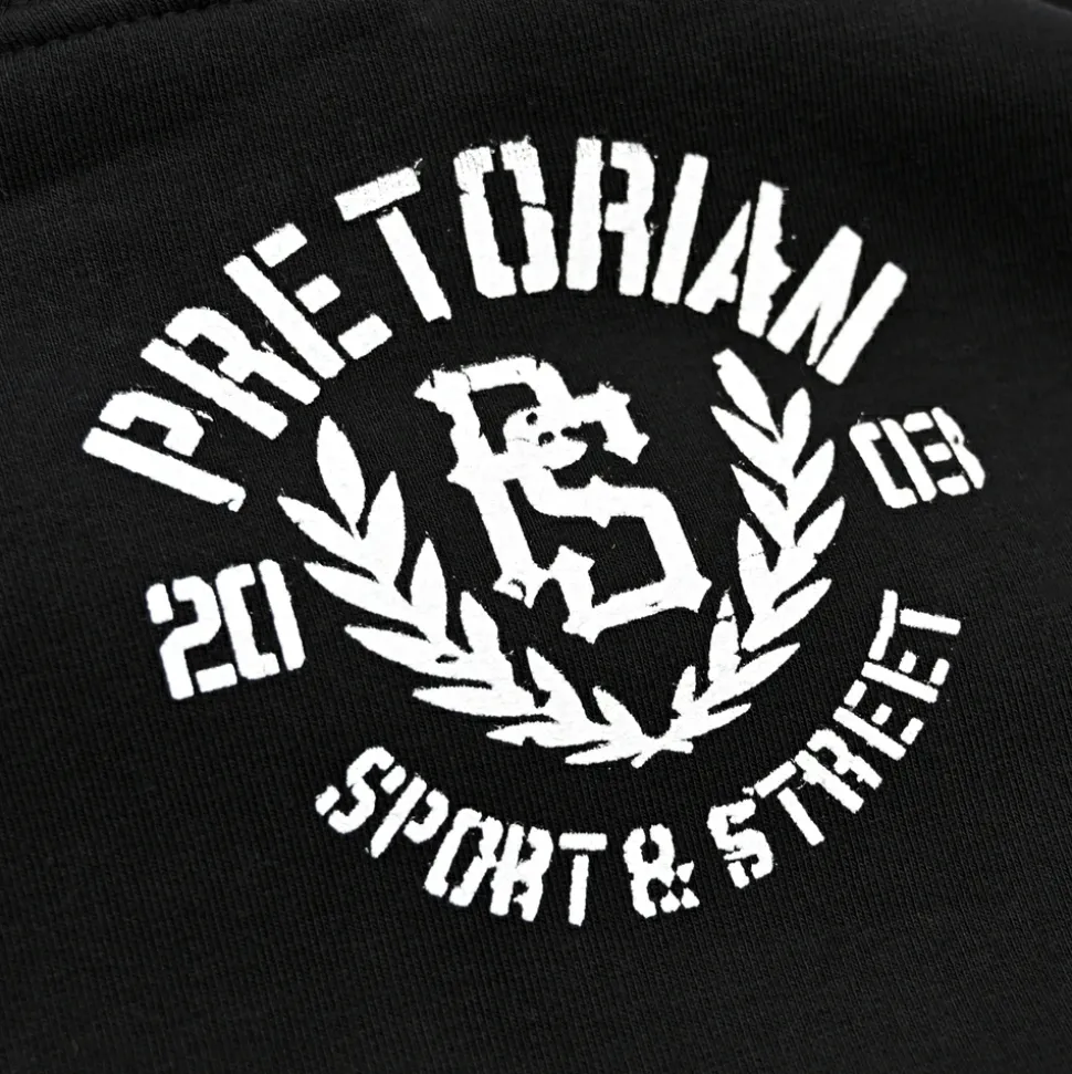 Bluza z kapturem Pretorian "Death Before Dishonour" - czarna
