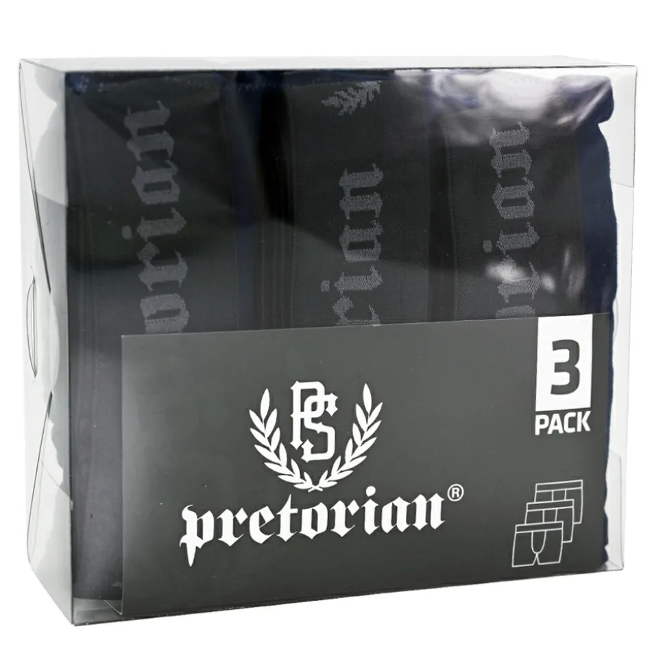 Bokserki Pretorian komplet 3 sztuk - granatowe