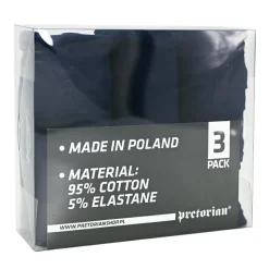Bokserki Pretorian komplet 3 sztuk - granatowe