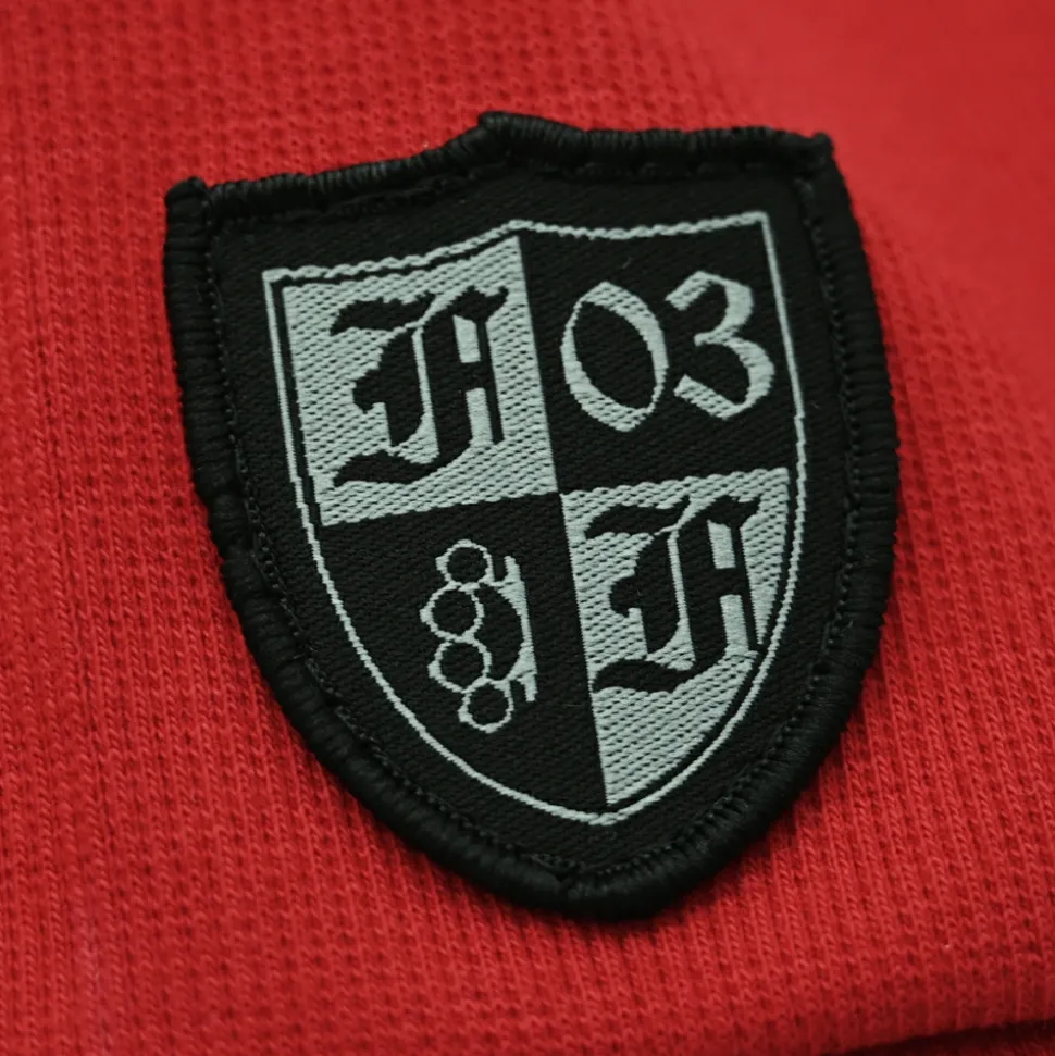 Czapka Pretorian "Shield - Football Fanatics" - czerwona