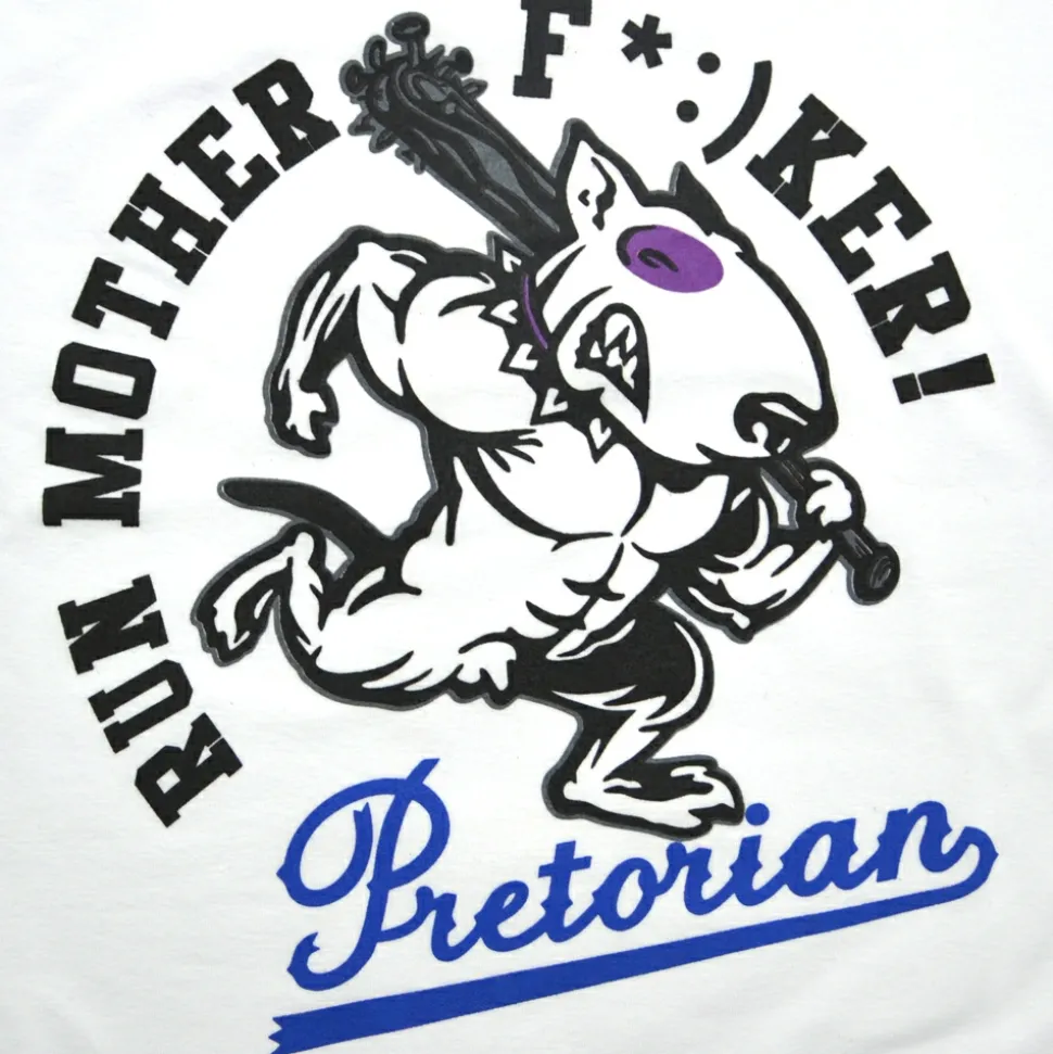 Koszulka damska Pretorian "Run motherf*:)ker!" - biała