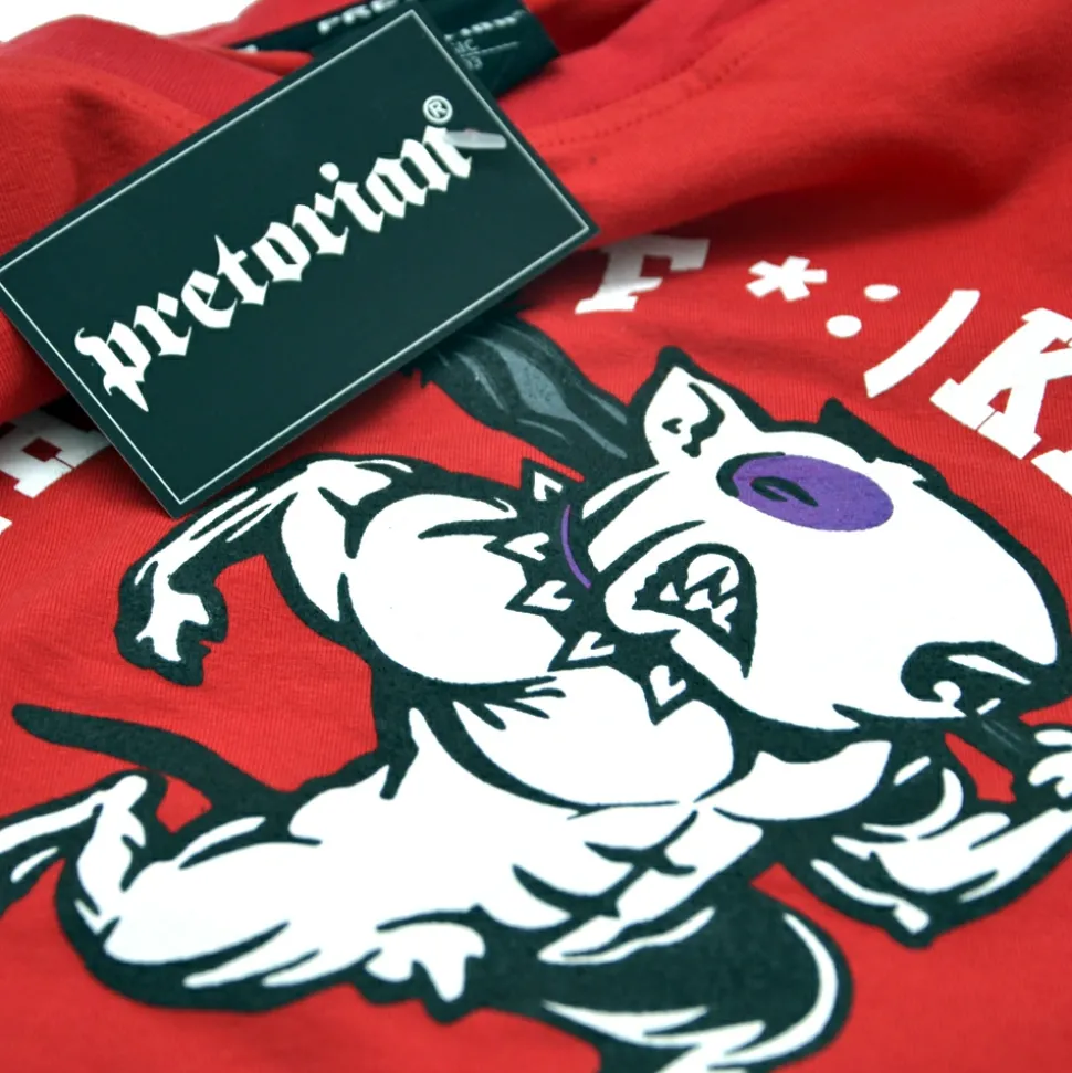 Koszulka damska Pretorian "Run motherf*:)ker!" - czerwona