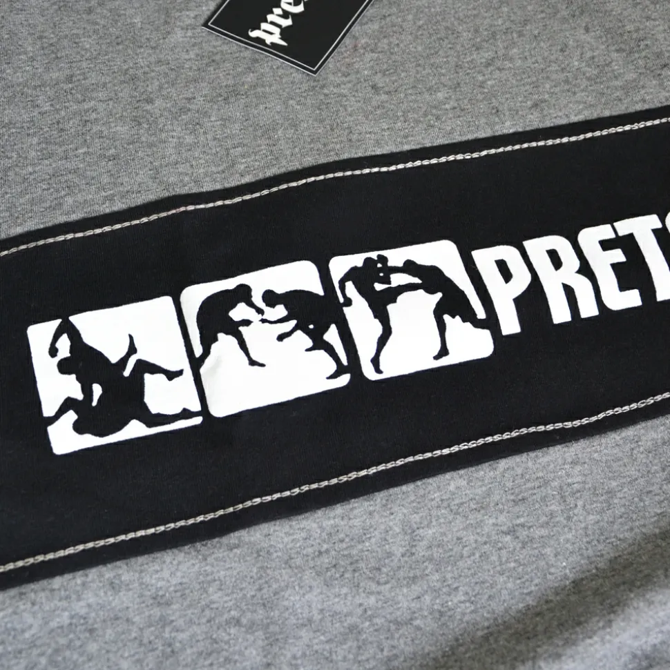 Koszulka panelowa Pretorian "Fight Division" - szara