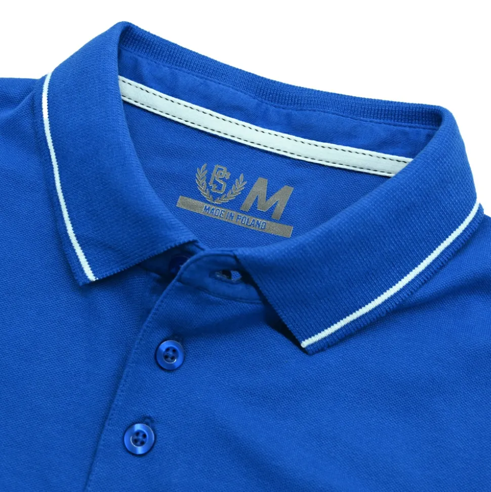 Koszulka polo Pretorian Line "Logo" - niebieska