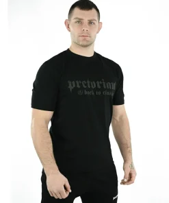 Koszulka Pretorian "Back to classic - black" - czarna
