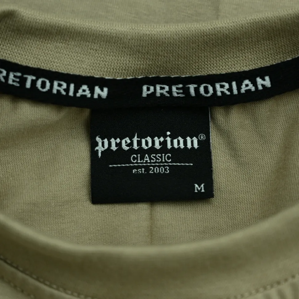 Koszulka Pretorian "Military Logo" - piaskowa