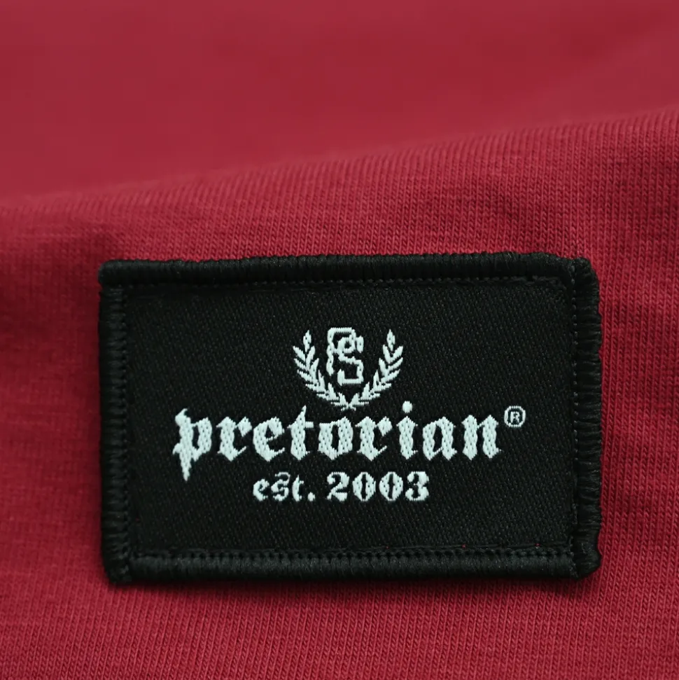 Koszulka Pretorian "Military Logo" - bordowa