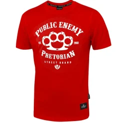Koszulka Pretorian "Public Enemy" - czerwona