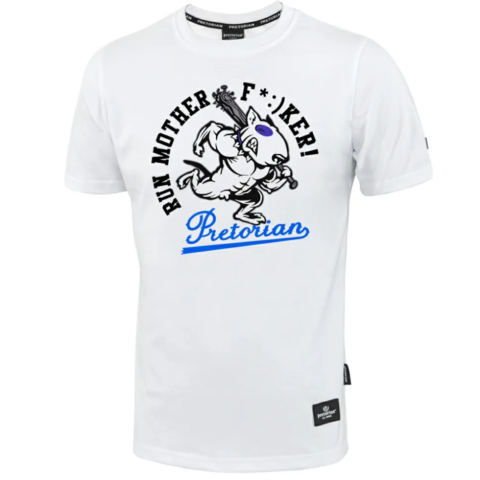 Koszulka Pretorian "Run motherf*:)ker!" - biała