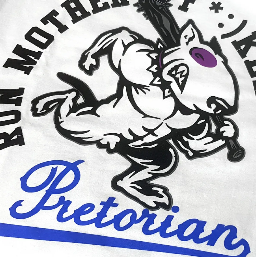 Koszulka Pretorian "Run motherf*:)ker!" - biała