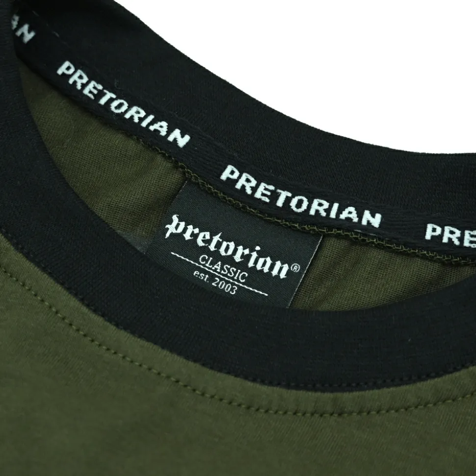 Koszulka Pretorian "Small Logo" - oliwkowa