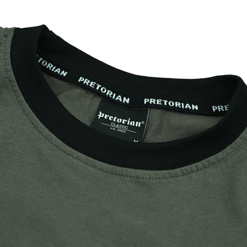 Koszulka Pretorian "Small Logo" - military khaki