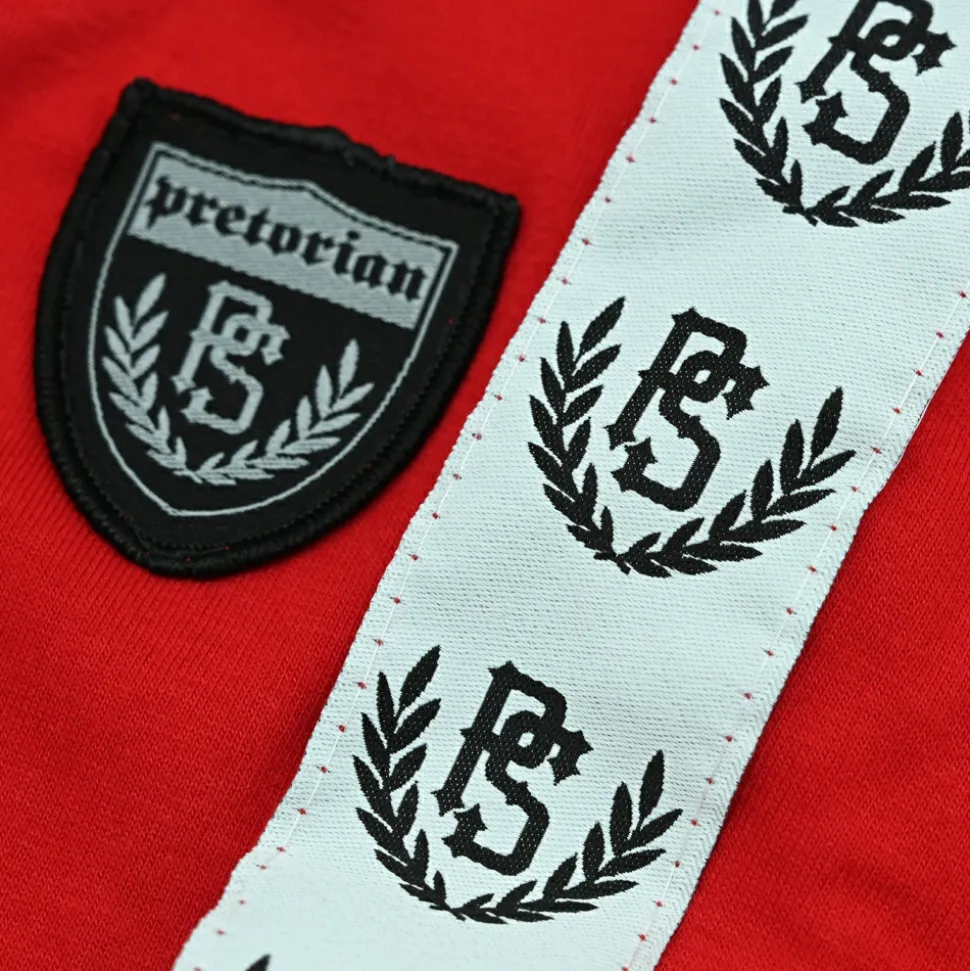 Koszulka Pretorian "Stripe" - czerwona