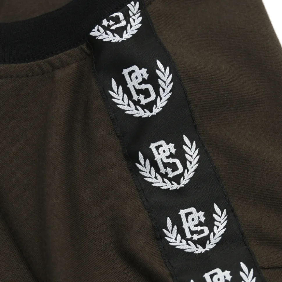 Koszulka Pretorian "Stripe" - brązowa