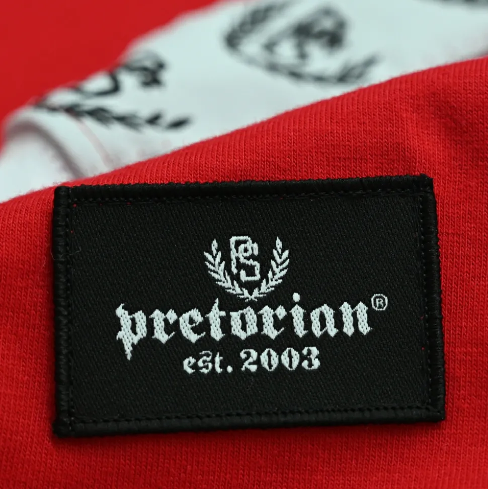 Koszulka Pretorian "Stripe" - czerwona