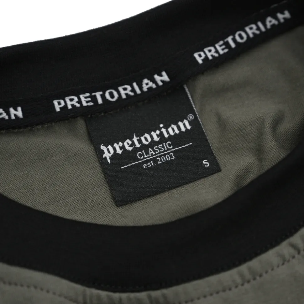 Koszulka Pretorian "Stripe" - military khaki