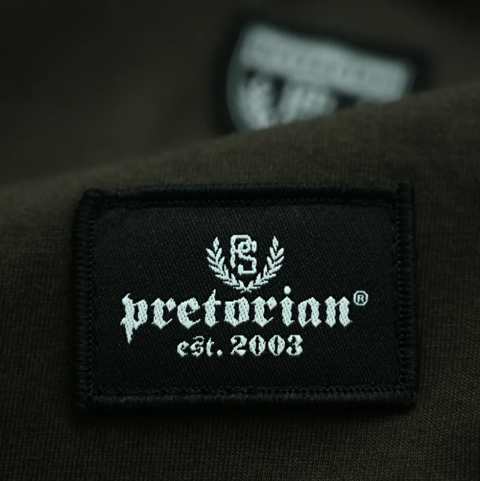 Koszulka Pretorian "Stripe" - brązowa