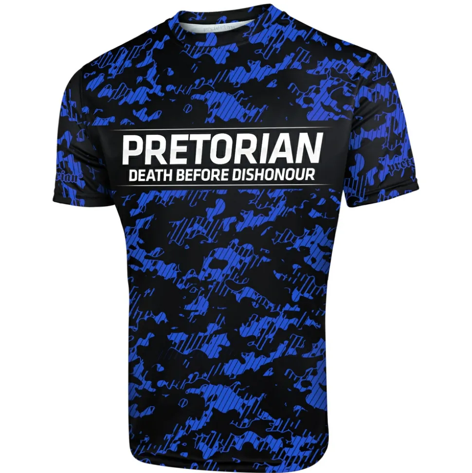 Koszulka sportowa MESH Pretorian "Blue Camo"