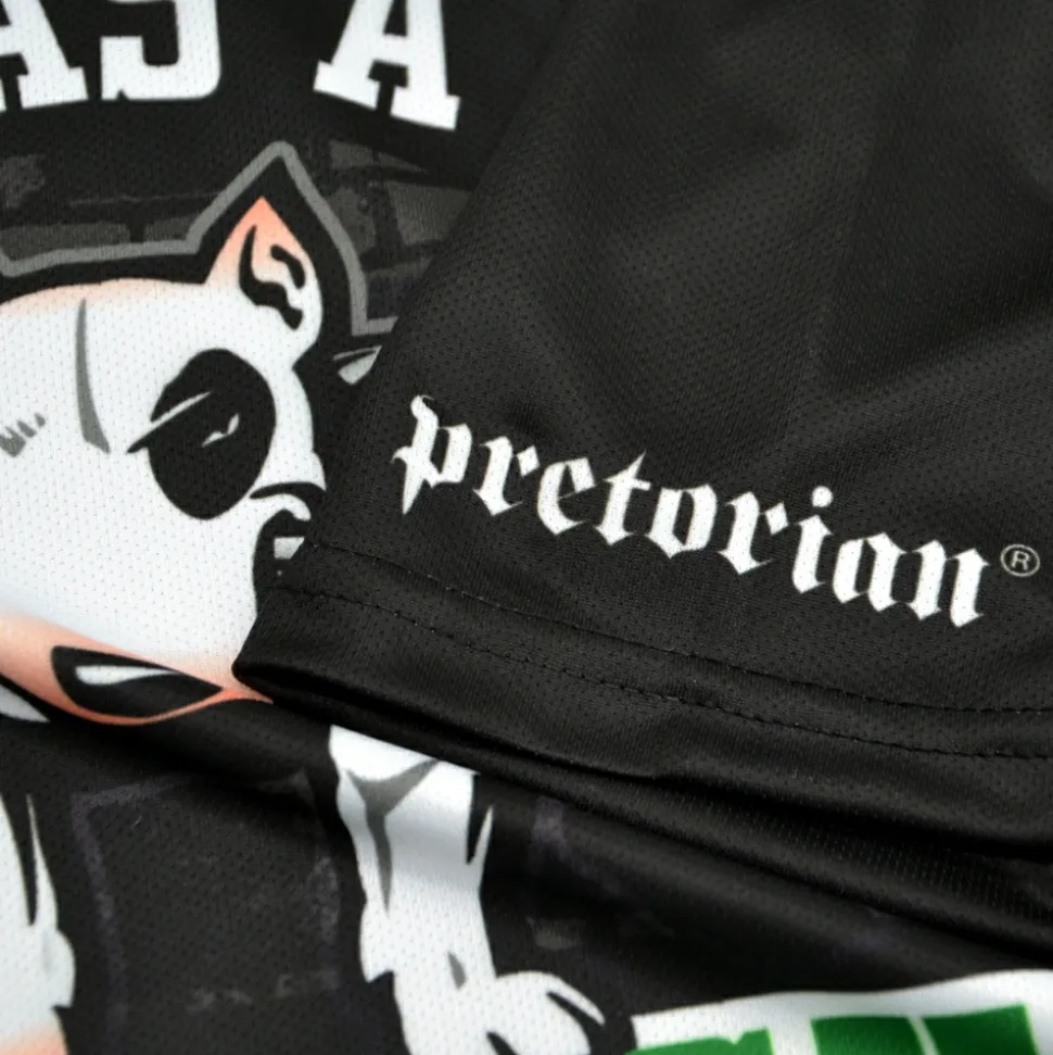 Koszulka sportowa MESH Pretorian "Strong as a Bull!"