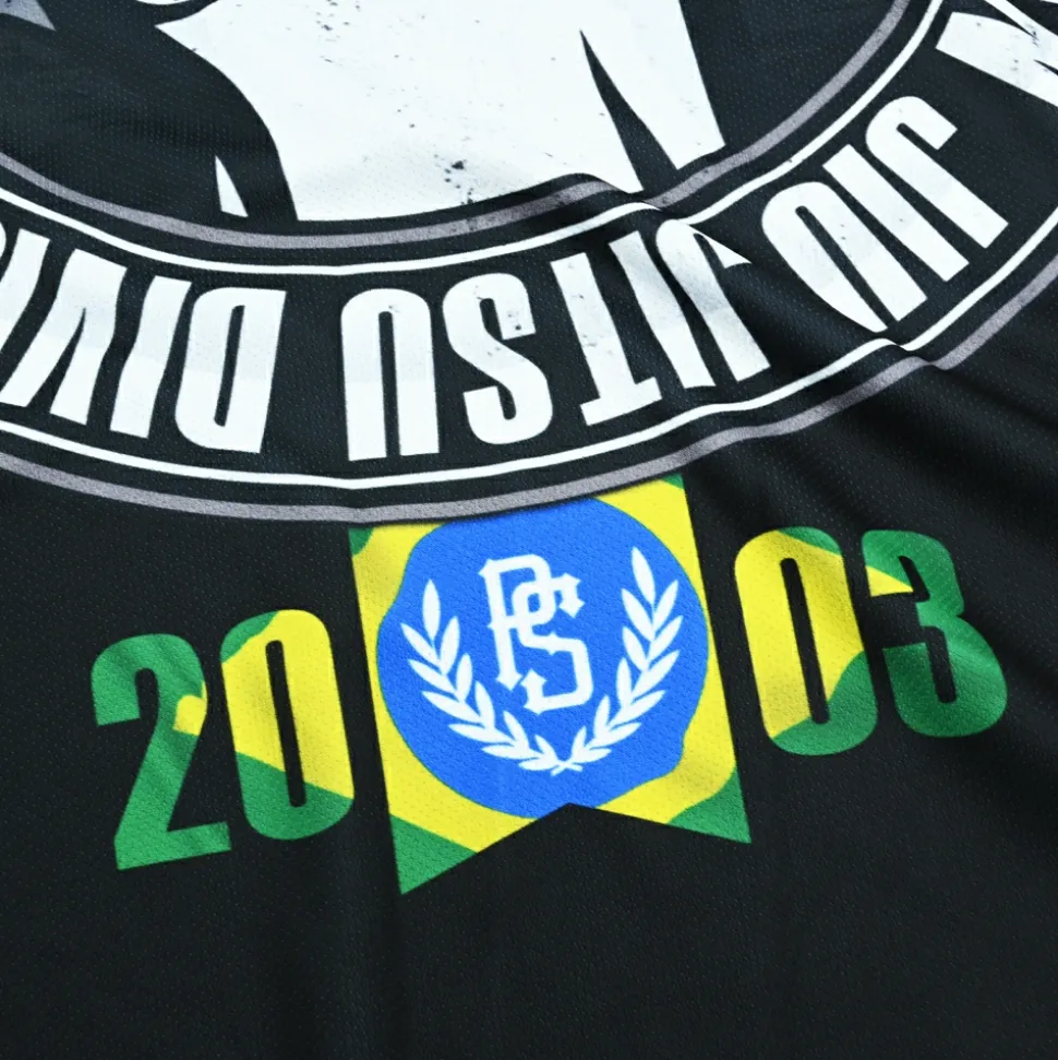 Koszulka sportowa MESH Pretorian "Brazilian Jiu Jitsu"