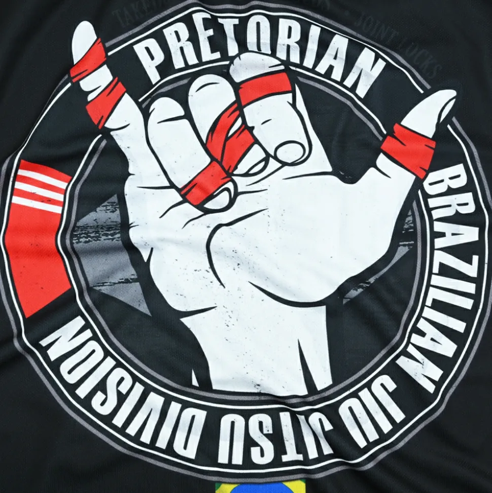Koszulka sportowa MESH Pretorian "Brazilian Jiu Jitsu"