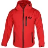 Kurtka softshell Pretorian "Black PS" - czerwona