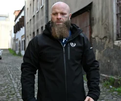 Kurtka softshell Pretorian "PS" - czarna