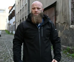 Kurtka softshell Pretorian "No Logo" - czarna