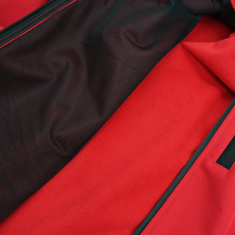 Kurtka softshell Pretorian "No Logo" - czerwona