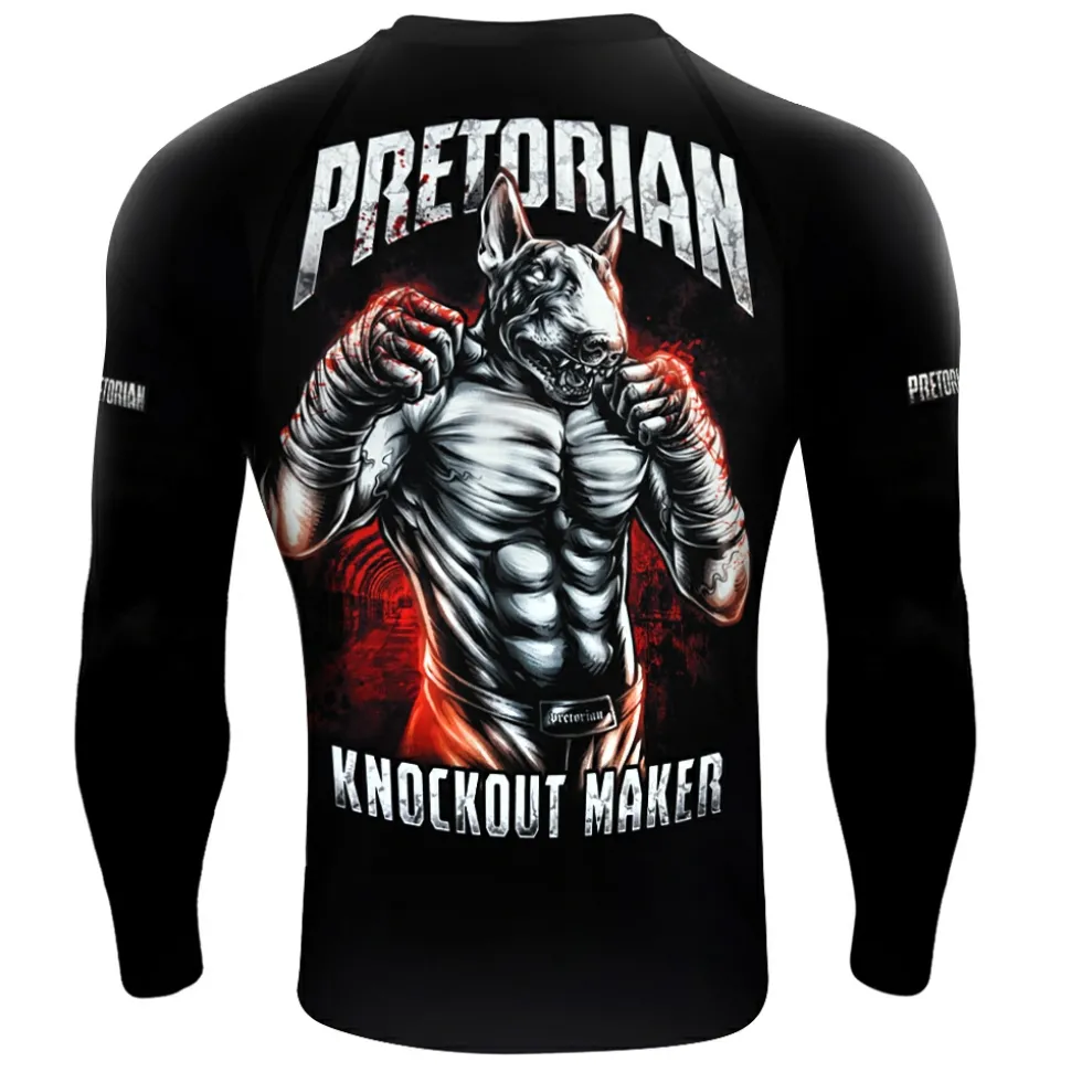 Rashguard long sleeve Pretorian "Knockout Maker"